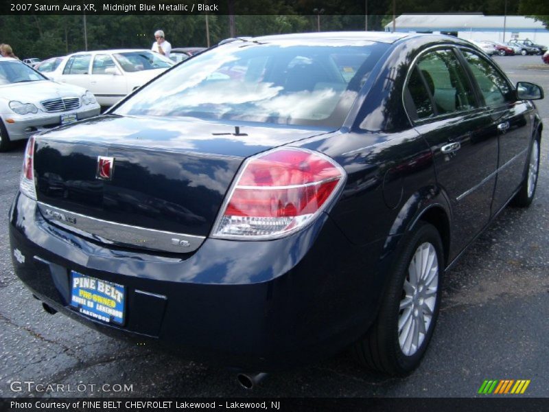 Midnight Blue Metallic / Black 2007 Saturn Aura XR