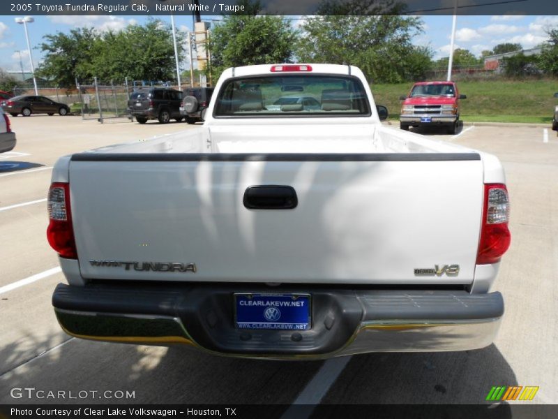 Natural White / Taupe 2005 Toyota Tundra Regular Cab