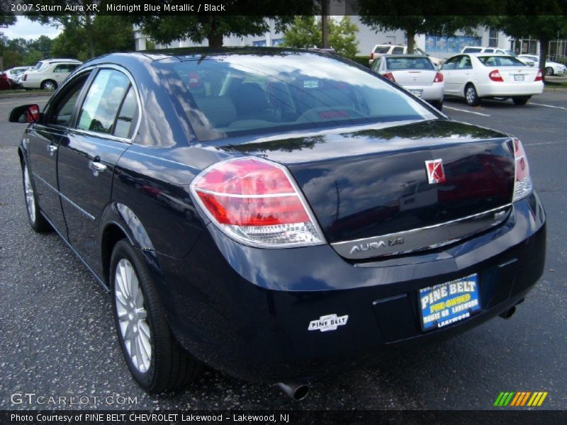 Midnight Blue Metallic / Black 2007 Saturn Aura XR