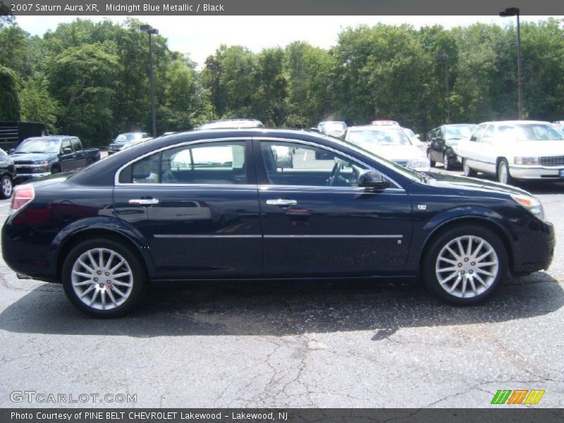 Midnight Blue Metallic / Black 2007 Saturn Aura XR