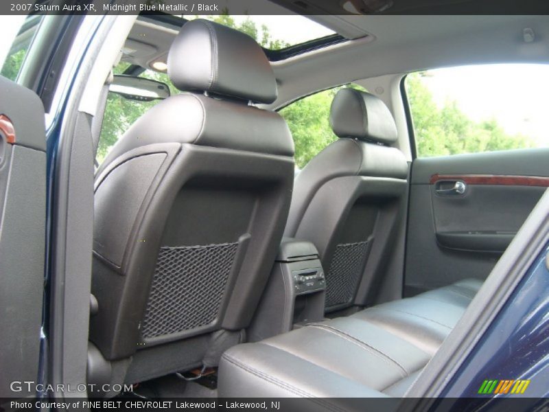 Midnight Blue Metallic / Black 2007 Saturn Aura XR