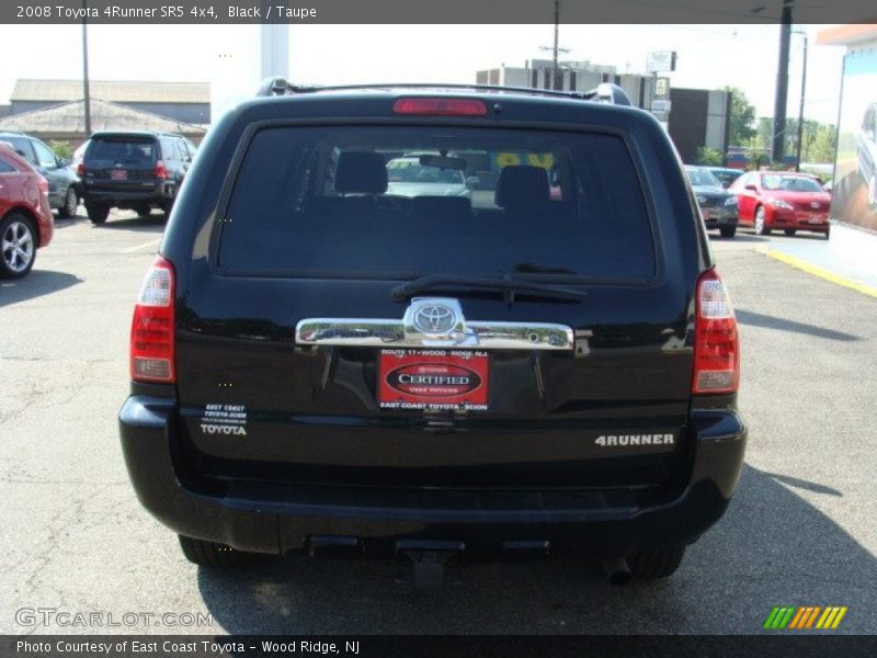 Black / Taupe 2008 Toyota 4Runner SR5 4x4