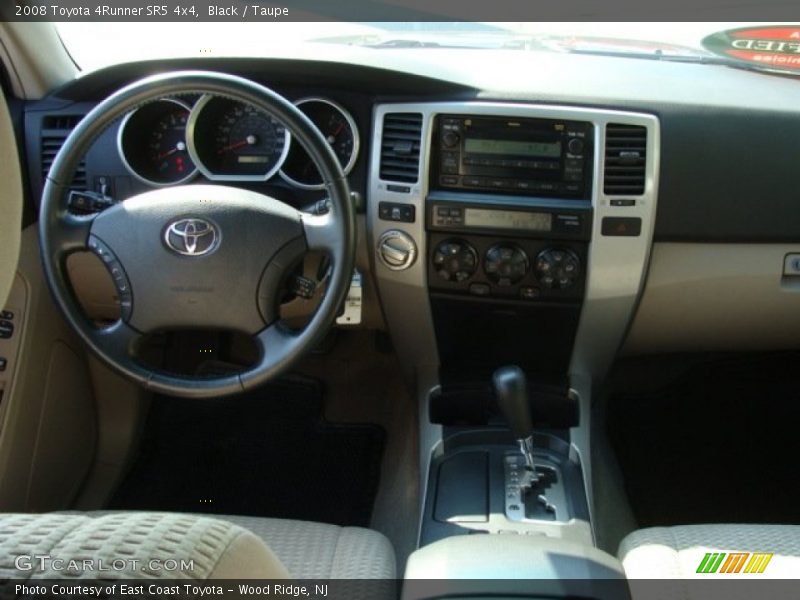 Black / Taupe 2008 Toyota 4Runner SR5 4x4