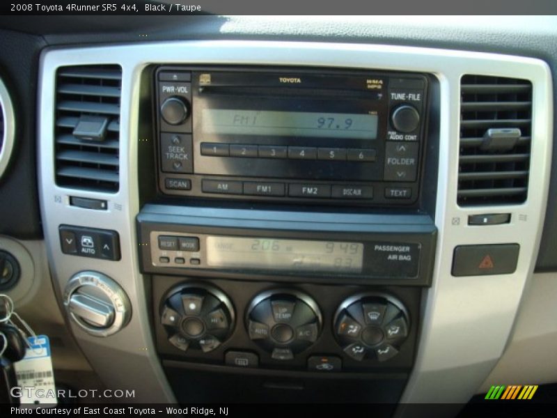 Black / Taupe 2008 Toyota 4Runner SR5 4x4
