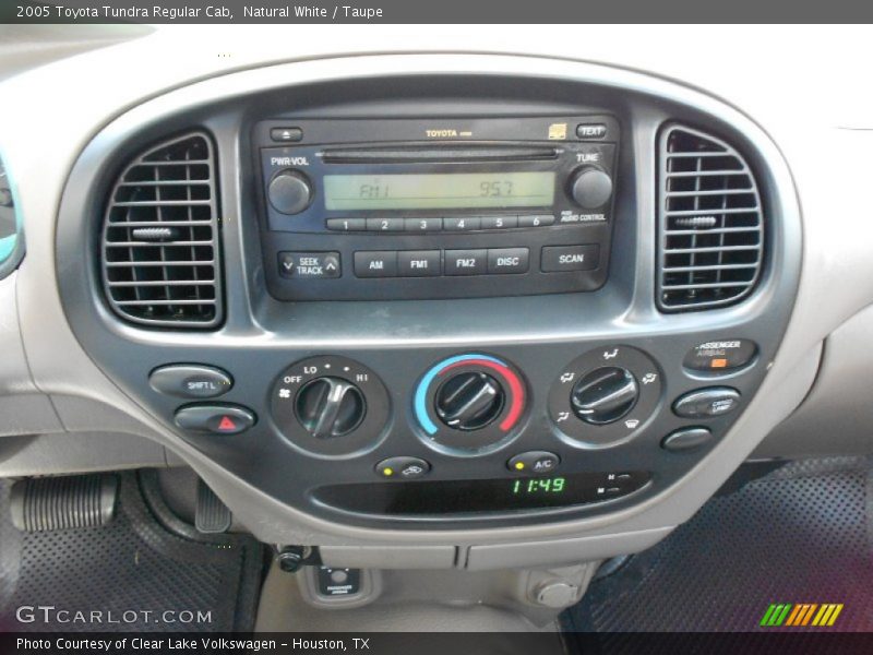 Natural White / Taupe 2005 Toyota Tundra Regular Cab