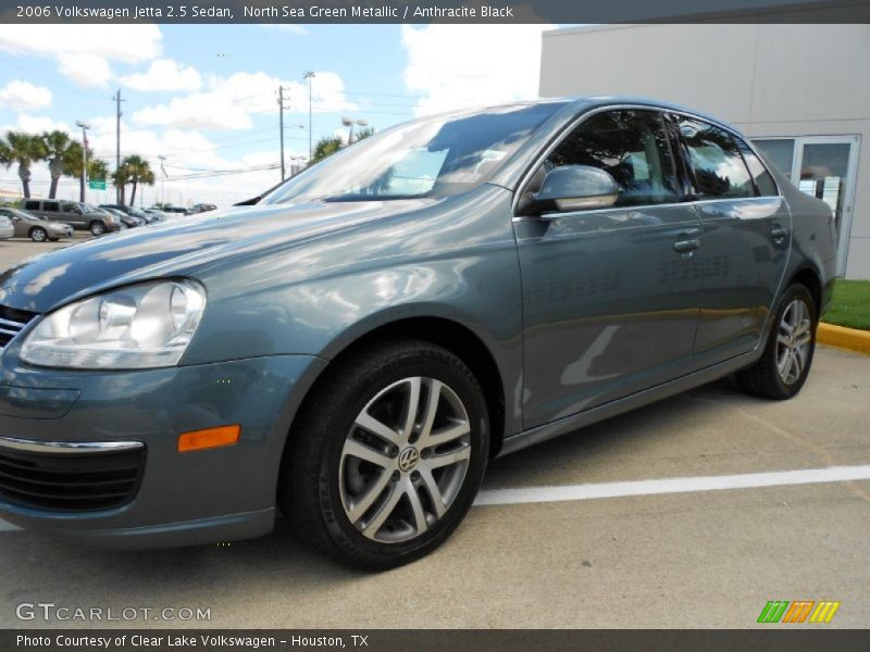 North Sea Green Metallic / Anthracite Black 2006 Volkswagen Jetta 2.5 Sedan