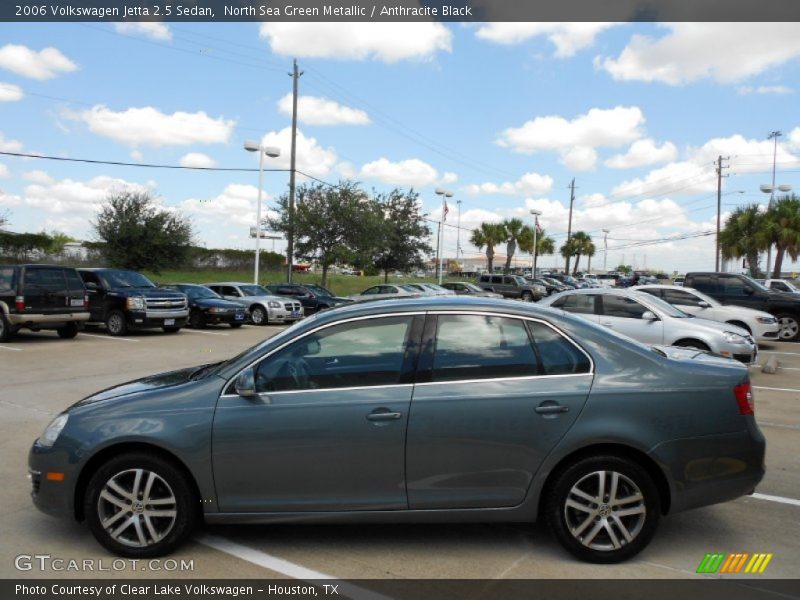 North Sea Green Metallic / Anthracite Black 2006 Volkswagen Jetta 2.5 Sedan