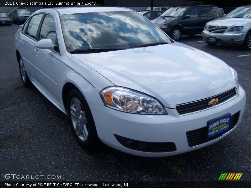 Summit White / Ebony 2011 Chevrolet Impala LT