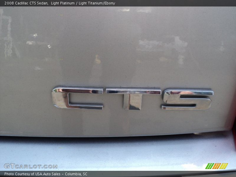 Light Platinum / Light Titanium/Ebony 2008 Cadillac CTS Sedan