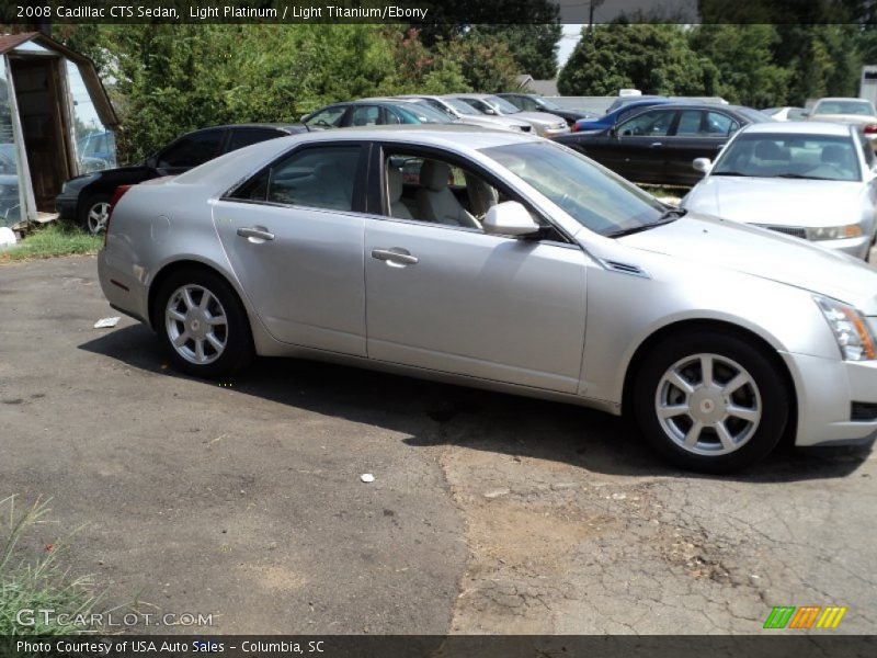 Light Platinum / Light Titanium/Ebony 2008 Cadillac CTS Sedan