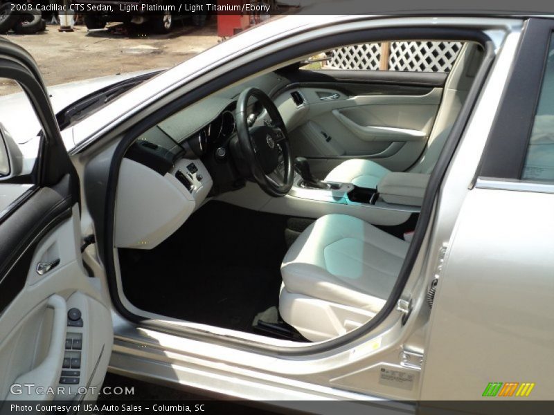 Light Platinum / Light Titanium/Ebony 2008 Cadillac CTS Sedan