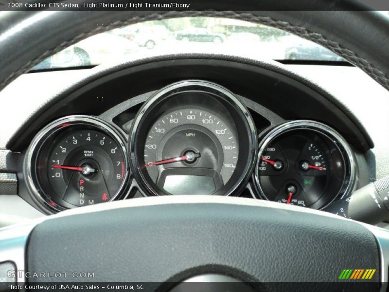 Light Platinum / Light Titanium/Ebony 2008 Cadillac CTS Sedan