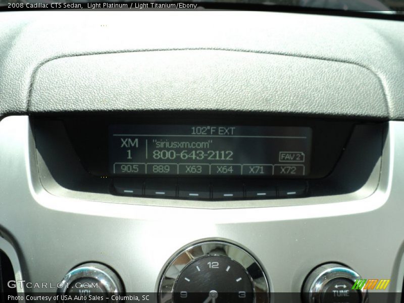 Light Platinum / Light Titanium/Ebony 2008 Cadillac CTS Sedan