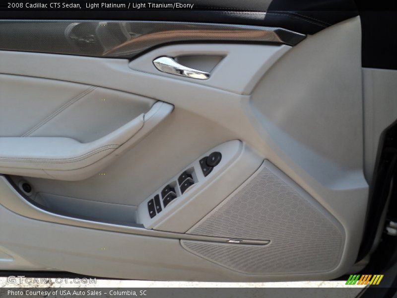 Light Platinum / Light Titanium/Ebony 2008 Cadillac CTS Sedan