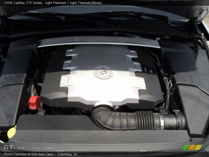 Light Platinum / Light Titanium/Ebony 2008 Cadillac CTS Sedan