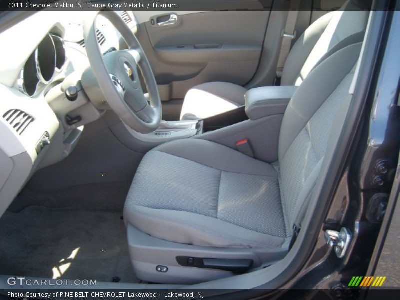 Taupe Gray Metallic / Titanium 2011 Chevrolet Malibu LS