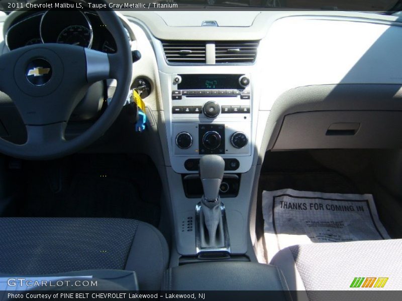 Taupe Gray Metallic / Titanium 2011 Chevrolet Malibu LS