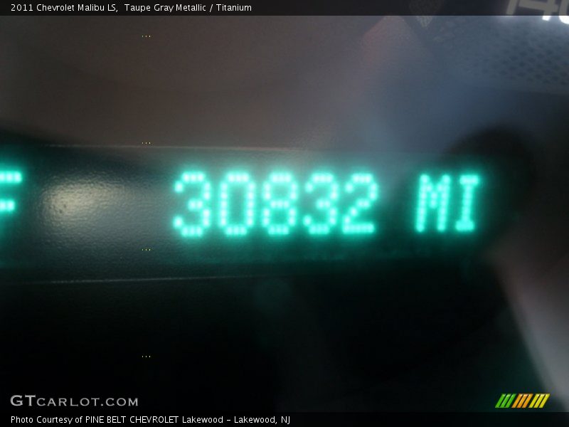 Taupe Gray Metallic / Titanium 2011 Chevrolet Malibu LS