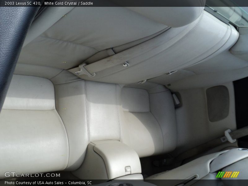 White Gold Crystal / Saddle 2003 Lexus SC 430