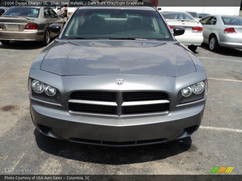Silver Steel Metallic / Dark Slate Gray/Light Graystone 2006 Dodge Charger SE