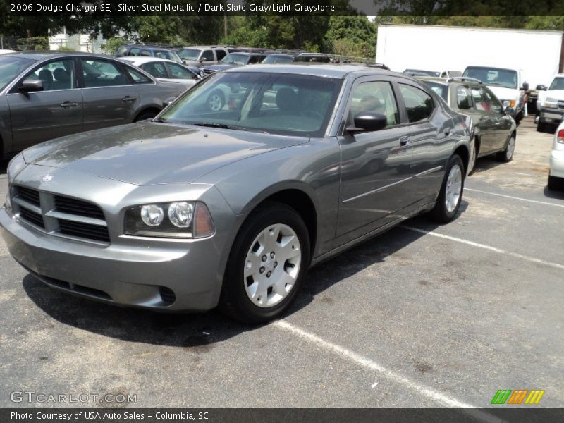 Silver Steel Metallic / Dark Slate Gray/Light Graystone 2006 Dodge Charger SE