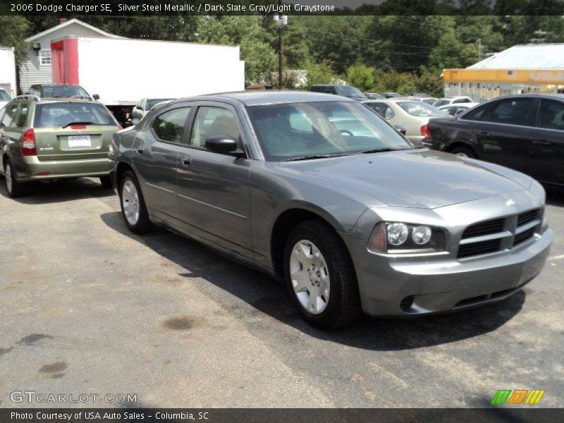 Silver Steel Metallic / Dark Slate Gray/Light Graystone 2006 Dodge Charger SE