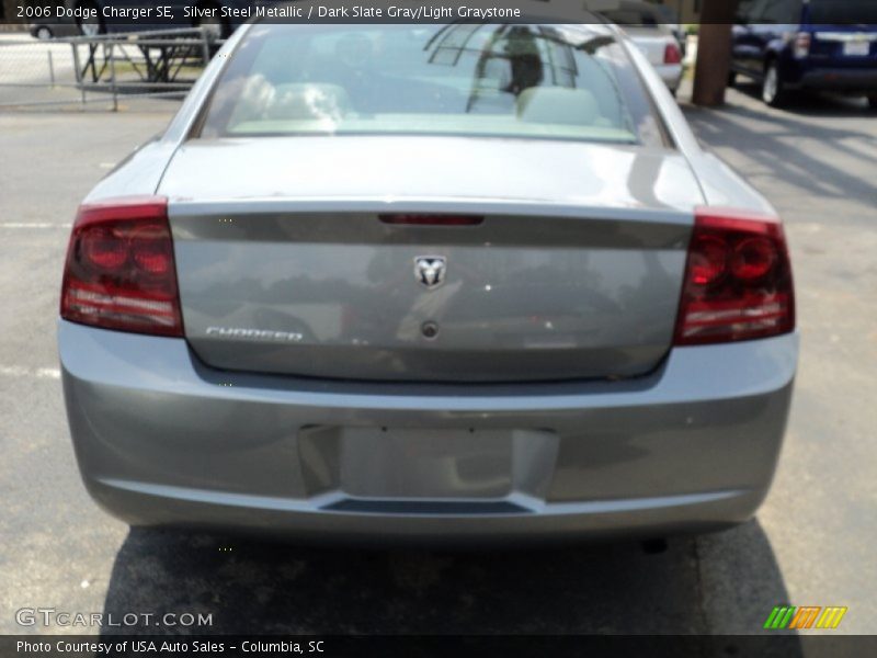 Silver Steel Metallic / Dark Slate Gray/Light Graystone 2006 Dodge Charger SE
