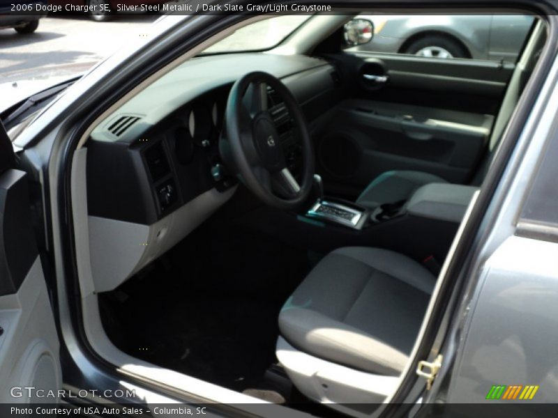 Silver Steel Metallic / Dark Slate Gray/Light Graystone 2006 Dodge Charger SE