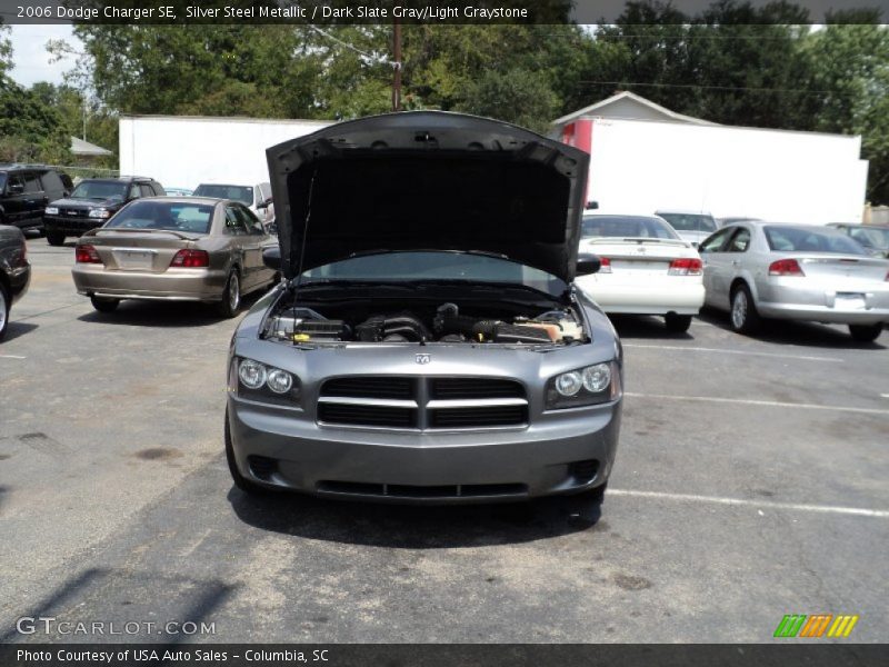Silver Steel Metallic / Dark Slate Gray/Light Graystone 2006 Dodge Charger SE