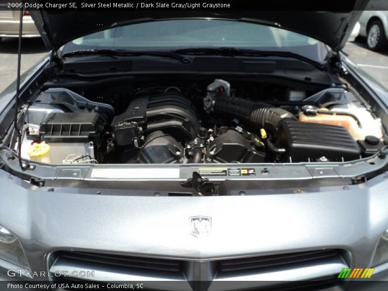 Silver Steel Metallic / Dark Slate Gray/Light Graystone 2006 Dodge Charger SE