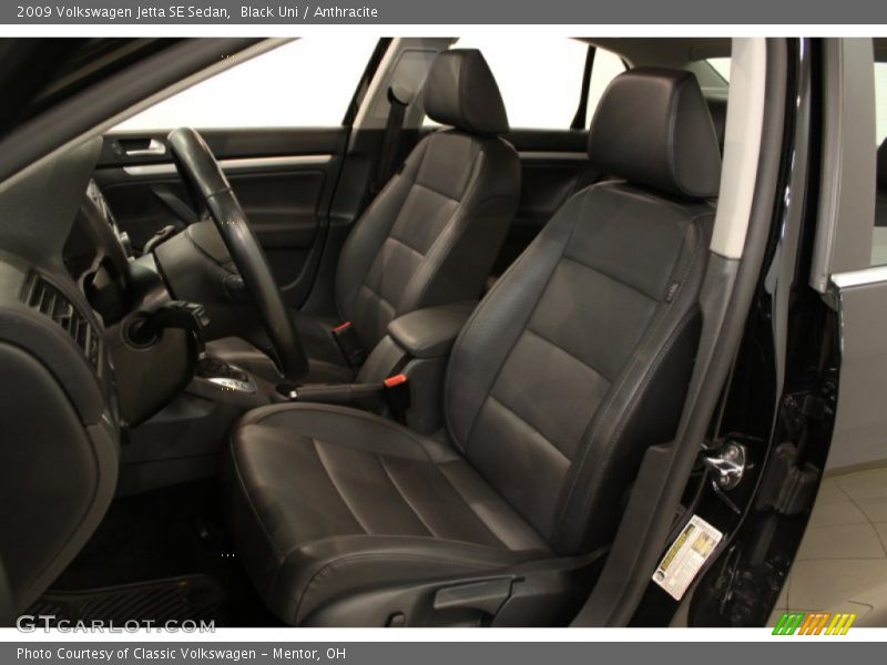 Black Uni / Anthracite 2009 Volkswagen Jetta SE Sedan