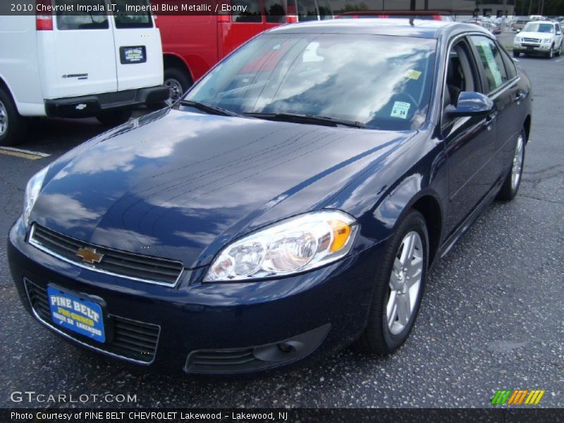 Imperial Blue Metallic / Ebony 2010 Chevrolet Impala LT