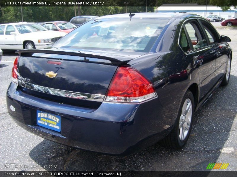 Imperial Blue Metallic / Ebony 2010 Chevrolet Impala LT