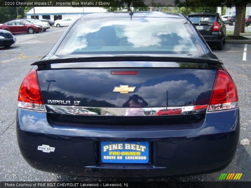 Imperial Blue Metallic / Ebony 2010 Chevrolet Impala LT