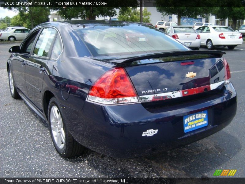 Imperial Blue Metallic / Ebony 2010 Chevrolet Impala LT