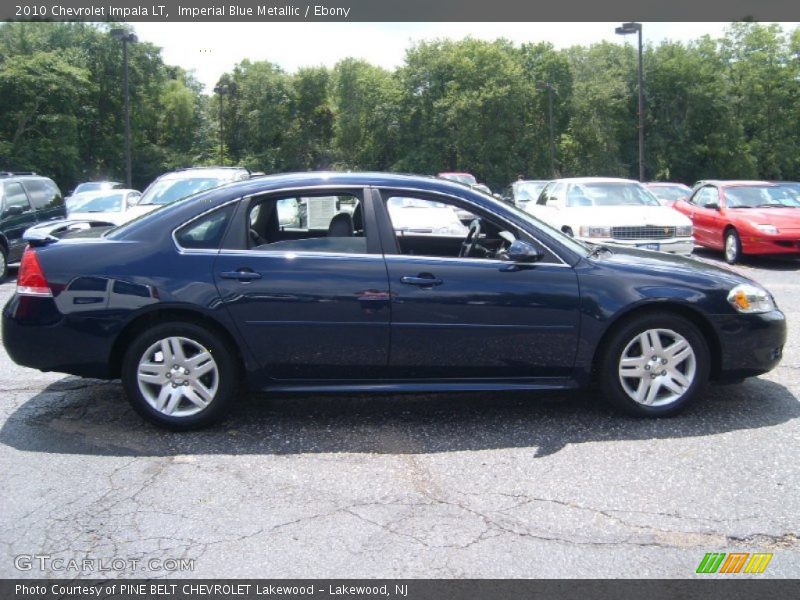 Imperial Blue Metallic / Ebony 2010 Chevrolet Impala LT