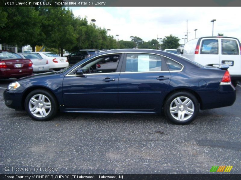 Imperial Blue Metallic / Ebony 2010 Chevrolet Impala LT