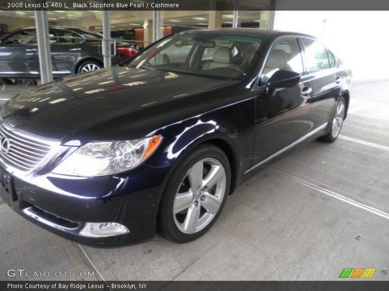 Black Sapphire Blue Pearl / Cashmere 2008 Lexus LS 460 L