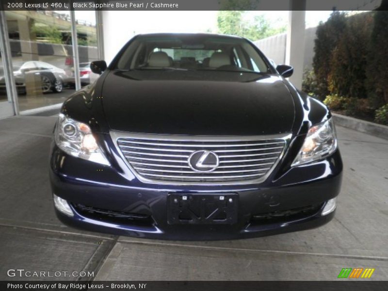 Black Sapphire Blue Pearl / Cashmere 2008 Lexus LS 460 L