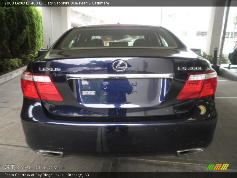 Black Sapphire Blue Pearl / Cashmere 2008 Lexus LS 460 L