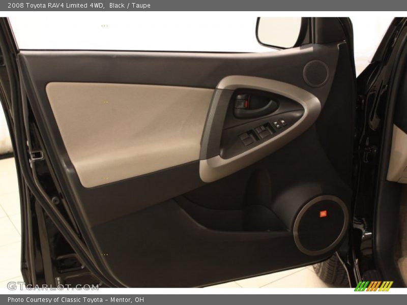 Black / Taupe 2008 Toyota RAV4 Limited 4WD