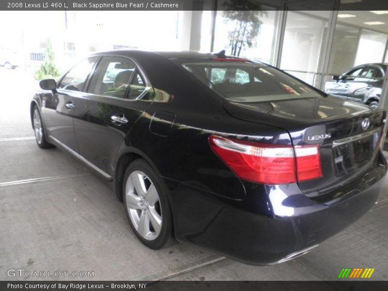 Black Sapphire Blue Pearl / Cashmere 2008 Lexus LS 460 L