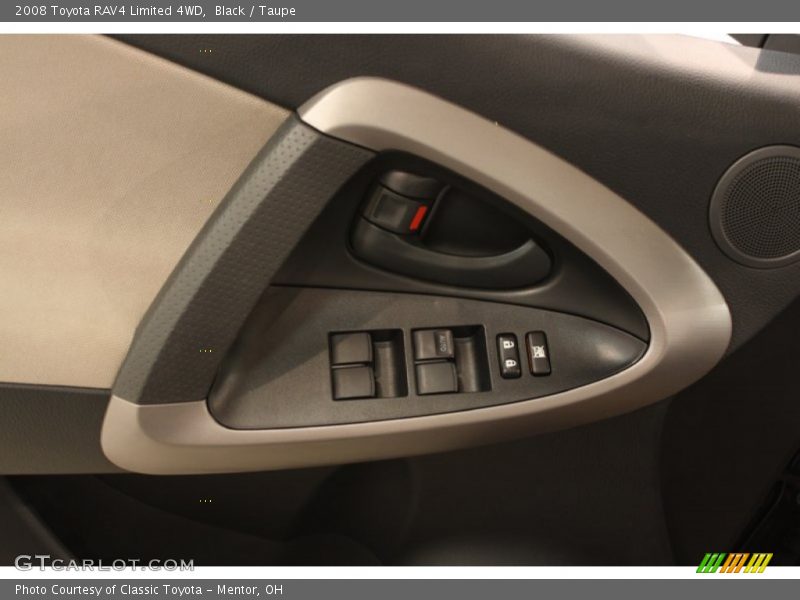 Black / Taupe 2008 Toyota RAV4 Limited 4WD