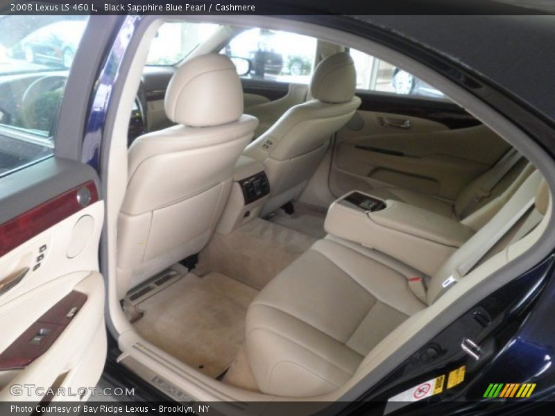 Black Sapphire Blue Pearl / Cashmere 2008 Lexus LS 460 L