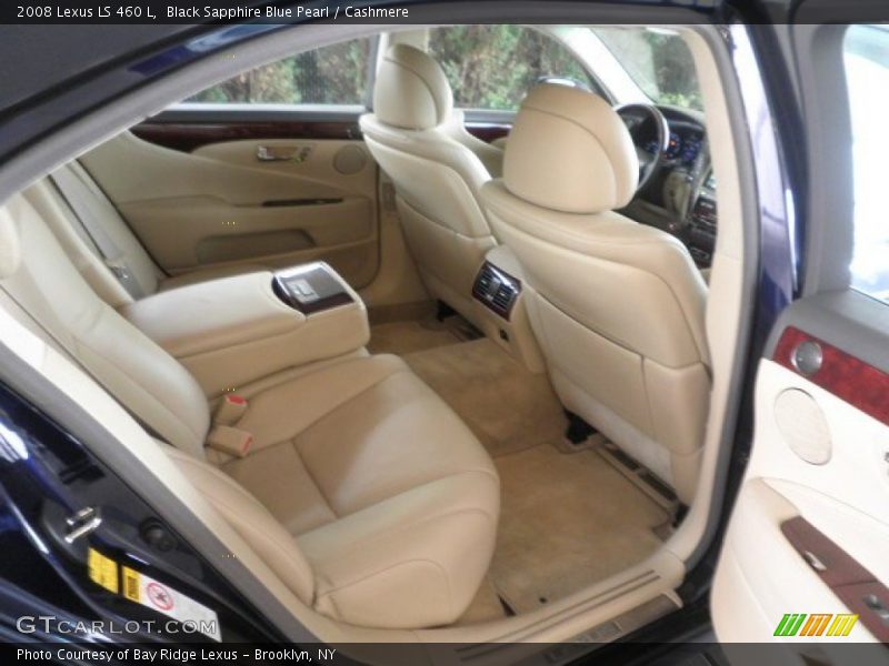Black Sapphire Blue Pearl / Cashmere 2008 Lexus LS 460 L