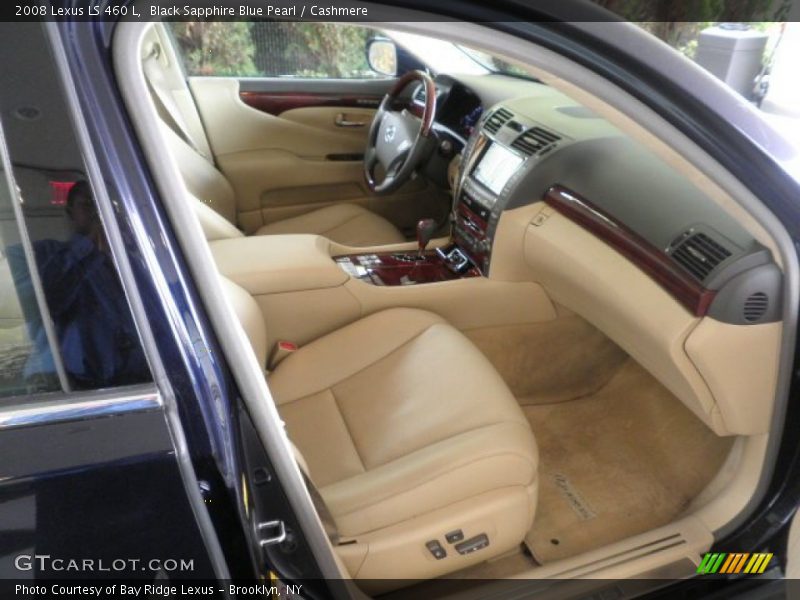 Black Sapphire Blue Pearl / Cashmere 2008 Lexus LS 460 L