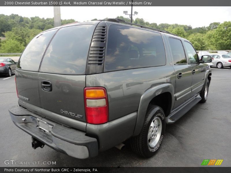Medium Charcoal Gray Metallic / Medium Gray 2000 Chevrolet Suburban 1500 LS 4x4