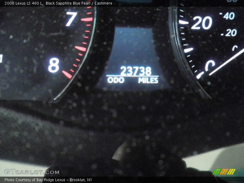Black Sapphire Blue Pearl / Cashmere 2008 Lexus LS 460 L