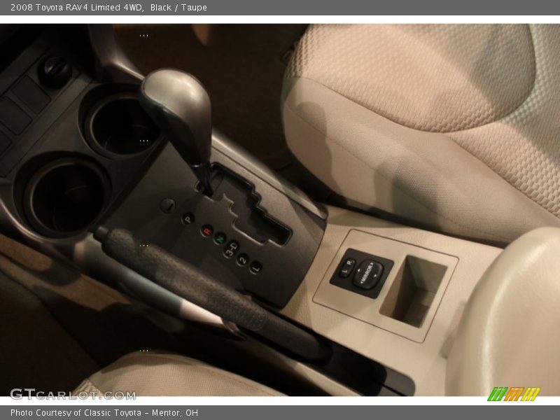 Black / Taupe 2008 Toyota RAV4 Limited 4WD
