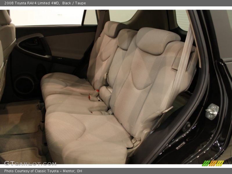 Black / Taupe 2008 Toyota RAV4 Limited 4WD